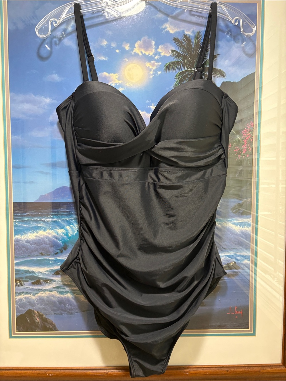 Classic Black One-Piece Swimsuit